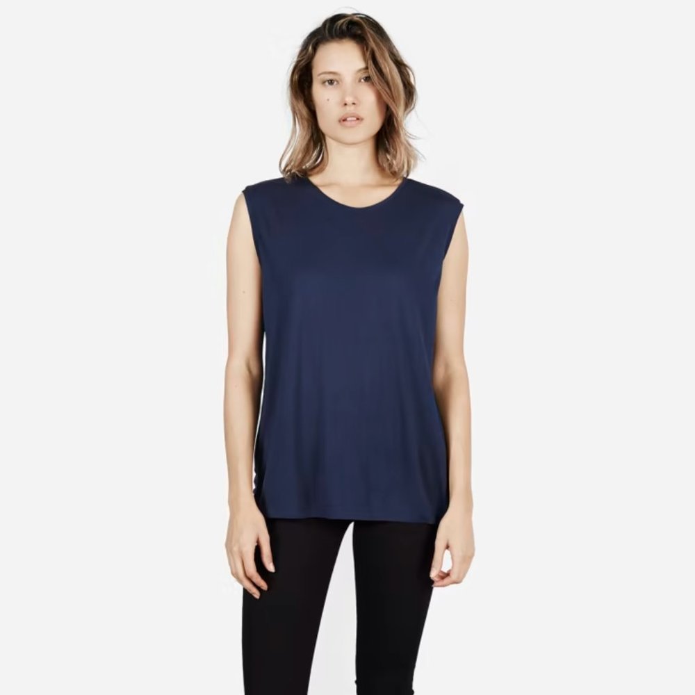 Everlane The Ryan Muscle Tank - Navy - XS